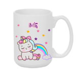 Kubek z dowolnym imieniem "Jednorożec"