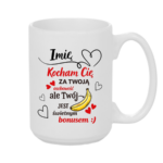 Kubek z dowolnym imieniem "Kocham Cię za twoją osobowość"