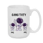 Kubek z dowolnymi imionami "Gang taty"