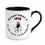 Kubek z dowolnym imieniem "Dyskutować z..."