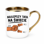 Kubek z dowolnymi imionami "Najlepszy tata na świecie"