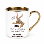 Kubek z dowolnym imieniem „Zajączek Wielkanocny”