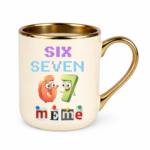 Kubek z napisem "Six Seven"