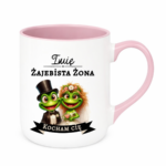 Kubek z dowolnym imieniem "Żajebista żona"