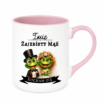 Kubek z dowolnym imieniem "Żajebisty mąż"