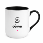 Kubek z dowolnym imieniem i literą