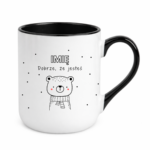 Kubek z dowolnym imieniem "Dobrze że jesteś"