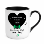 Kubek z dowolnymi imionami ,,Najlepszy Dziadek"