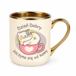 Kubek "Dzień dobry zaczyna się od kawy"