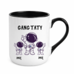 Kubek z dowolnymi imionami "Gang taty"