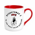Kubek z dowolnym imieniem "Dyskutować z..."
