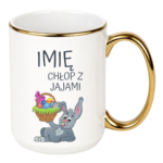 Kubek z dowolnym imieniem "Chłop z jajami"