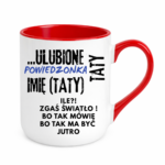 Kubek z dowolnym imieniem "Ulubione powiedzonka taty"