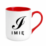 Kubek z dowolnym imieniem i literą