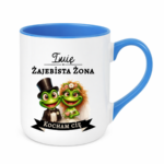 Kubek z dowolnym imieniem "Żajebista żona"