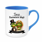 Kubek z dowolnym imieniem "Żajebisty mąż"