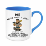 Kubek z dowolnym imieniem "Mistrz kostki i wódki"