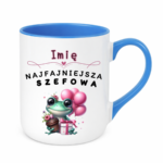 Kubek z dowolnym imieniem "Najfajniejsza szefowa"