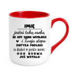 Kubek z dowolnym imieniem "Jesteś taką osobą"