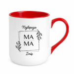 Kubek z dowolnym imieniem ,,Najlepsza Mama"