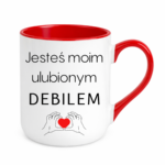 Kubek "Jesteś moim ulubionym Deb*lem"