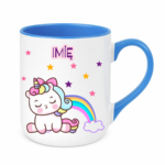 Kubek z dowolnym imieniem "Jednorożec"