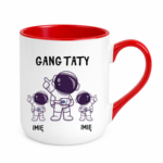 Kubek z dowolnymi imionami "Gang taty"