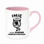 Kubek z dowolnym imieniem "Jego skoda"