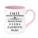 Kubek z dowolnym imieniem ,,Edycja limitowana"