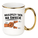 Kubek z dowolnymi imionami "Najlepszy tata na świecie"