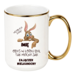 Kubek z dowolnym imieniem „Zajączek Wielkanocny”