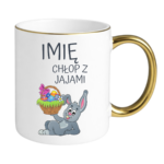 Kubek z dowolnym imieniem "Chłop z jajami"