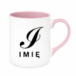 Kubek z dowolnym imieniem i literą