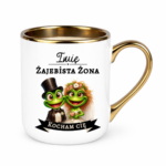Kubek z dowolnym imieniem "Żajebista żona"
