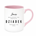 Kubek z dowolnym imieniem "Najlepszy na świecie dziadek"