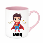 Kubek z dowolnym imieniem "Superbohater"