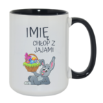Kubek z dowolnym imieniem "Chłop z jajami"