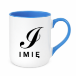 Kubek z dowolnym imieniem i literą