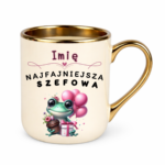 Kubek z dowolnym imieniem "Najfajniejsza szefowa"