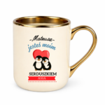 Kubek z dowolnymi imionami "Jesteś moim Serduszkiem''