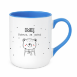 Kubek z dowolnym imieniem "Dobrze że jesteś"