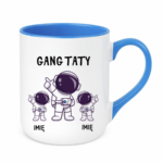 Kubek z dowolnymi imionami "Gang taty"
