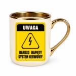 Kubek ,,Uwaga bardzo napięty system nerwowy"