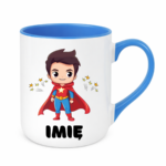 Kubek z dowolnym imieniem "Superbohater"