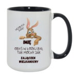 Kubek z dowolnym imieniem „Zajączek Wielkanocny”