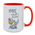 Kubek z dowolnym imieniem "Chłop z jajami"
