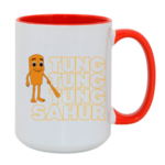 Kubek z napisem "Tung tung tung sahur"