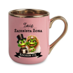Kubek z dowolnym imieniem "Żajebista żona"