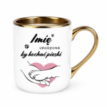 Kubek z dowolnym imieniem "Urodzona by kochać pieski"