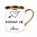 Kubek z dowolnym imieniem ,,Kocham Cię"